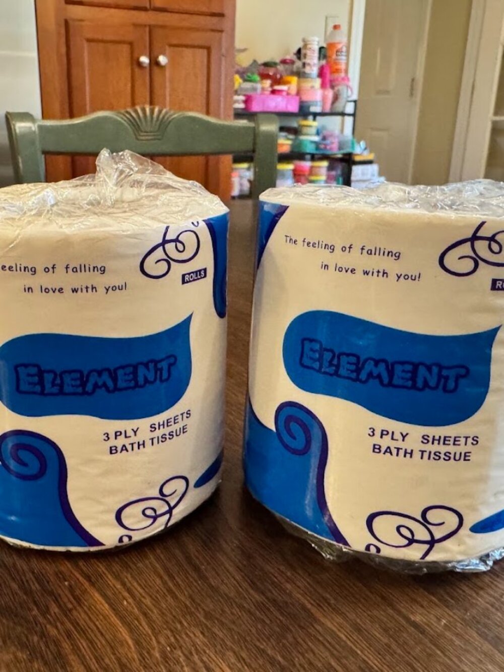 Element 3 Ply Bath Tissue Set of 2 Camping Hiking